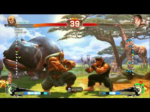 Bullcat [Gouken] vs asyura333 [Ryu] SSF4 Japanese Online Ranked Matches - TRUE-HD