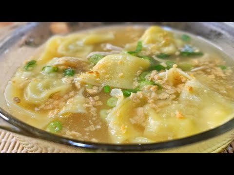 Easy Molo Soup|| Filipino Wonton Soup