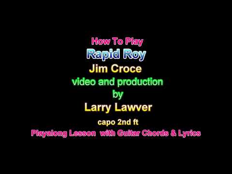 Rapid Roy The Stock Car Boy - Jim Croce