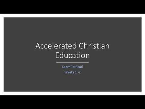 ABCs with ACE and Christi Weeks 1 + 2