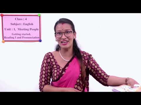 1 Class 4 English Unit 1 Meeting People Getting Started