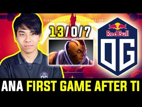 Ana First Game In Og After Ti8 - Immortal Antimage | Disney Major qualifiers Dota 2