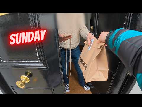 Delivering to Hungover Londoners on a Sunday - Rider POV