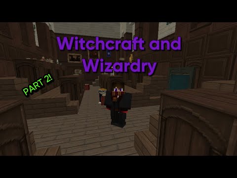 Sav_Z _ - Minecraft Witchcraft and Wizardry | Part 2 | Lessons!! (Harry Potter minecraft map)