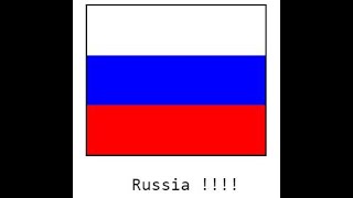 Russian Flag making using HTML & CSS l #shorts