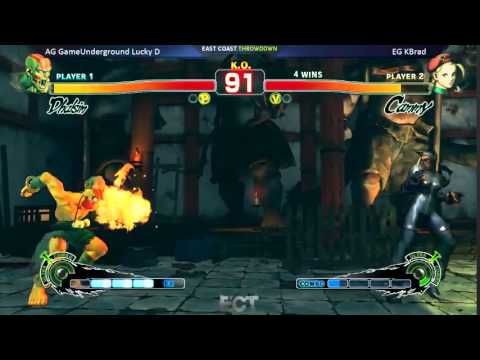 USF4 Lucky D vs K-Brad Top 8 East Coast Throwdown 2015