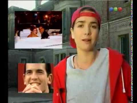 Natalia Oreiro . 1999 . Saluda a Diego Ramos en Sabado Bus