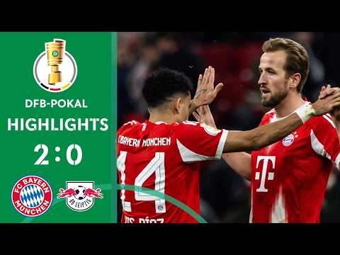Kane, Diaz & Olise strike again! | FC Bayern München vs. RB Leipzig 2-0 | DFB-Pokal Highlights