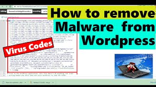 How to Remove Malware & Clean a Hacked WordPress Site #wordpress