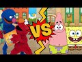 M U G E N Battles Elmo Grover Vs SpongeBob Patrick Sesame Street Vs SpongeBob SquarePants
