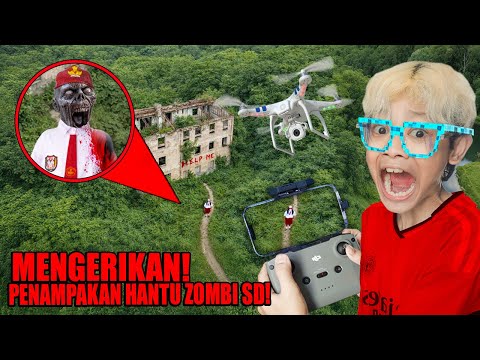 DRONE CLOSE CAN BE SEEN ELEMENTARY SCHOOL CHILDREN TURNING INTO ZOMBIES EATING STUDENTS!