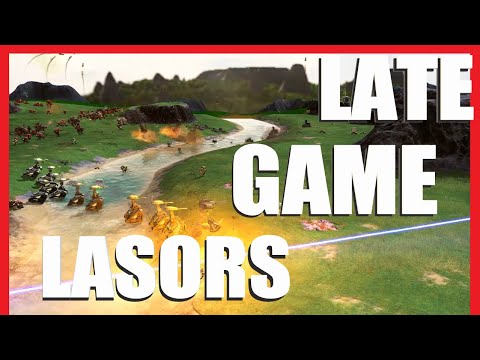Late Game On The New Map Looks Epic! - Beyond All Reason 8v8 Deathmatch