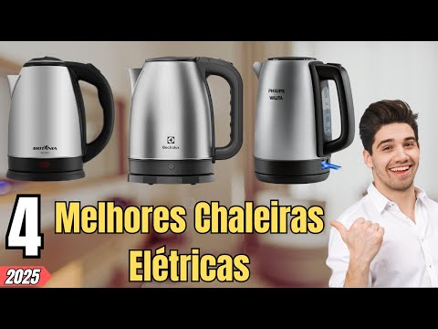 As 4 Chaleiras Elétricas MAIS INDICADAS de 2025 (Agratto, Britânia, Electrolux e Philips)