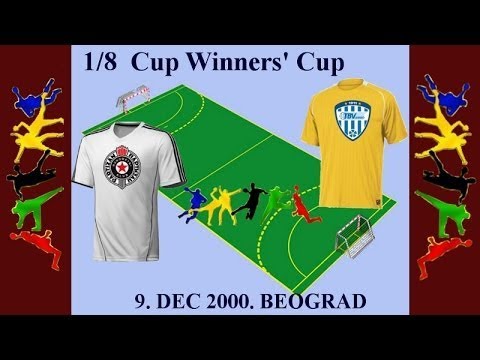Handball гандбол 1999 Teca Santander Cantabbria RK Partizan  Cup Winners' Cup semi finals