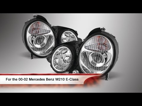 00-02 Mercedes Benz W210 E-Class Projector Headlights