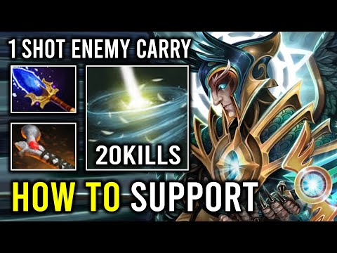 How to Play Support Skywrath Mage with 1 Shot Mystic Flare Unlimited Skill Spam Dota 2