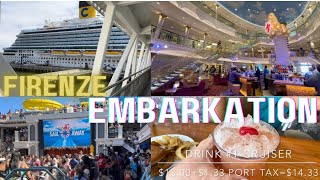 Carnival Firenze| Embarkation| Important Things To Know| NO SELF LAUNDRY| What To Expect| Tips