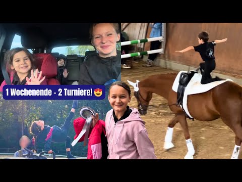 🐎 Our kids' vaulting tournament weekend 🥰 | Vaulting | Tournament vlog | Horse video
