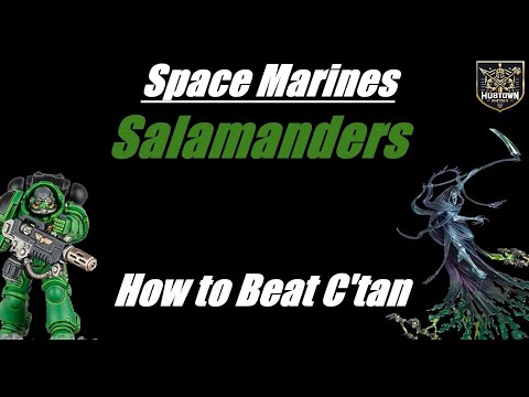 Space Marine Salamanders How to Beat Necron C'tan Warhammer 40K 10th Edition