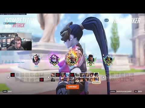 43 Elims! TOP 500 ! Hydron pro widow maker Gameplay Overwatch 2 Season 20