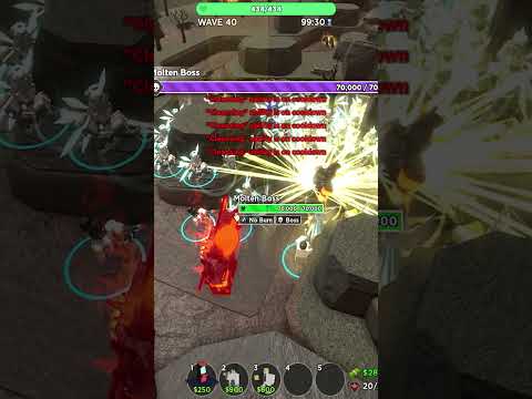 100 МЕДИКОВ vs БОСС ОГНЯ в ТДС РОБЛОКС #like #subscribe #roblox #роблокс #wemort #tds