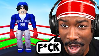 BruceDropEmOff Gets TOXIC On Roblox Boxing.. (HILARIOUS)