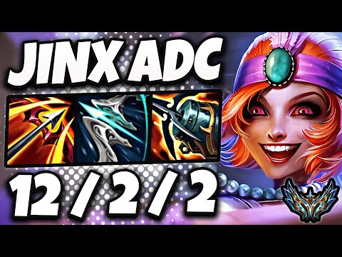 Jinx vs Aphelios ADC [ Triple Kill ] Lol Korea Challenger Patch 13.18 ✅