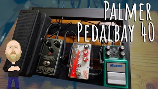 Video thumbnail for ALL THE PEDALS! Palmer PedalBay 40 Pedalboard! by Riffs, Beards & Gear