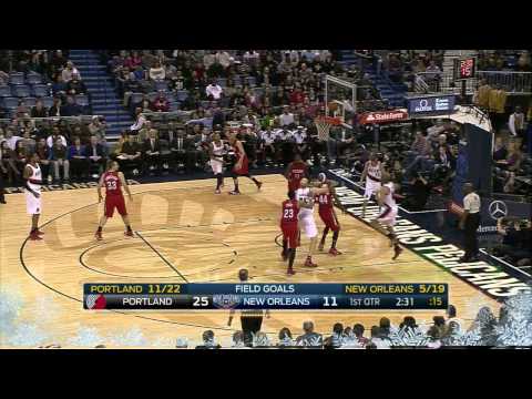 Nicolas Batum Highlights Blazers vs. Pelicans 12.20.2014 - 11 Points, 5 Assists