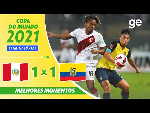 Gols e lances de Peru x Equador