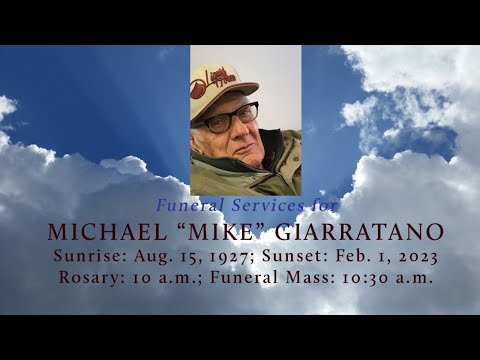 Funeral Mass for Michael Giarratano to Livestreamed, Feb. 8, 2023