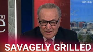 Chuck Schumer savagely grilled on MS NOW over Iran War