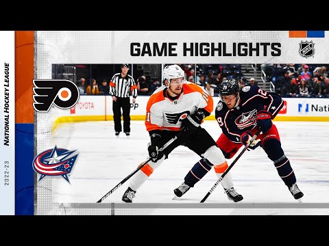 Flyers @ Blue Jackets 11/10 | NHL Highlights 2022