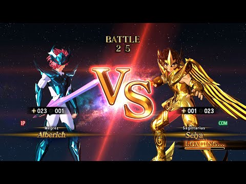 Alberich (Megrez God Robe) vs Seiya (Sagittarius Gold Cloth) - Saint Seiya: Soldiers' Soul
