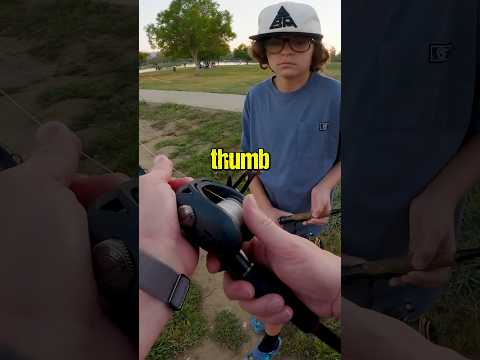 Teaching My Son To Cast A Baitcaster 🎣
