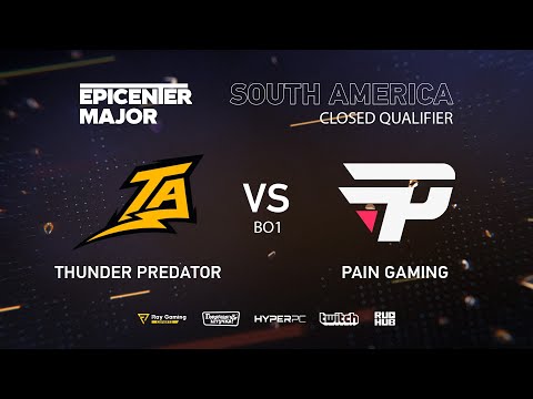 Pain Gaming vs Thunder Predator, EPICENTER Major 2019 SA Closed Quals , bo1 [Eiritel]