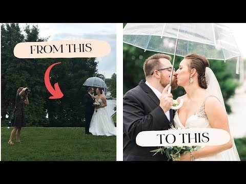 How to Photograph Weddings in the Rain