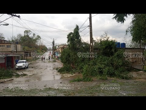 Fuerte tormenta azota a La Habana y provoca una lluvia masiva de granizos