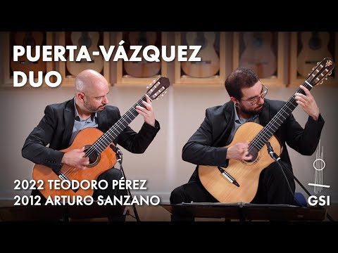 Joaquín Rodrigo's "Tonadilla (1st mvmt)" by Puerta Vázquez Duo on Teodoro Perez and Arturo Sanzano