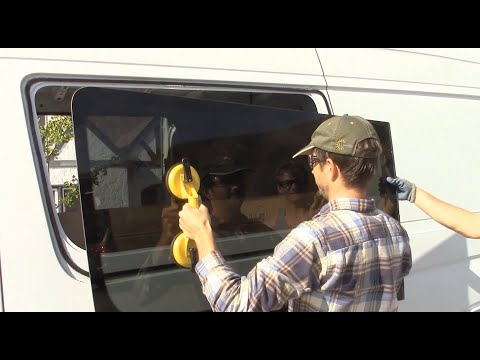 Part 1 of 2: How to Remove Factory Bonded Side Windows from Mercedes Sprinter Van