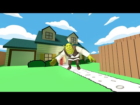 SHREK IN THE FAMILY GUY HOUSE