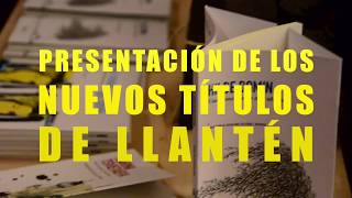 Presentación de los nuevos libros de Llantén - 12 de Mayo 2018