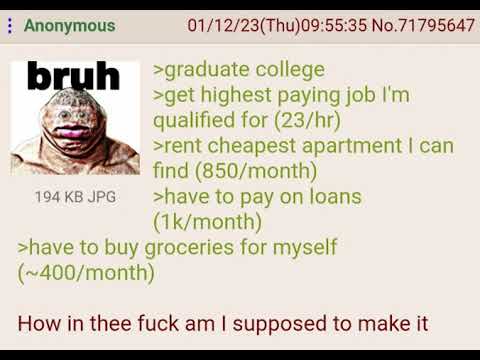 The Average Living Experience - A Greentext Story