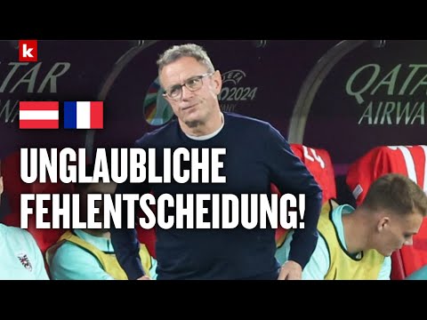 ÖFB-Coach Rangnick außer sich: Kein Eckball nach Baumgartner-Chance ist eine "Fehlentscheidung"