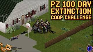 Our First Days of the 100 Day Coop Challenge - Zomboid Extinction+ Project Zomboid Multiplayer