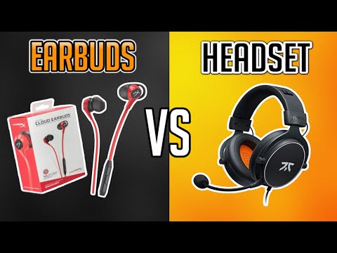 Earbuds VS Headset For Gaming?! | Which Works Better?! | PC & Console!