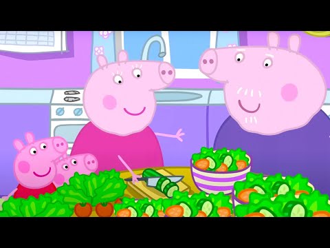 Peppa Pig em Hindi - Hora do Almoço - Dopahar ka Khaana - हिंदी Kahaniya - Desenhos Animados Hindi para Crianças