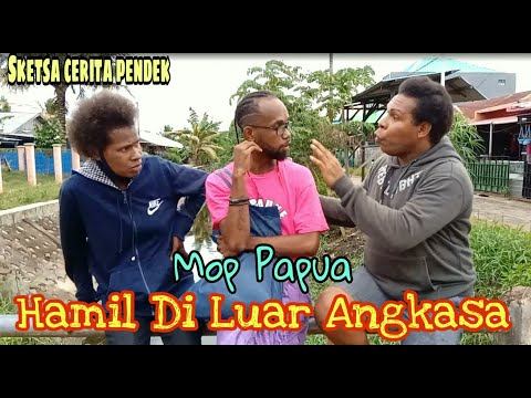 mop-papua-cerita-lucu-terbaru-sketsa-film-pendek-2021-hamil-diluar-angkasa