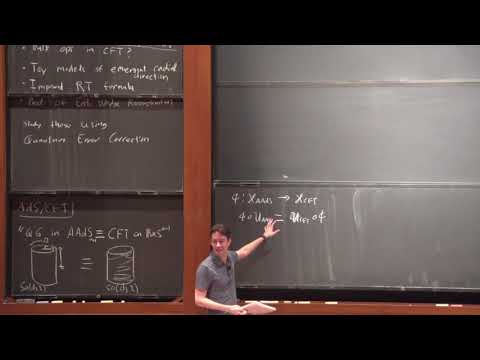 Holography and Quantum Error Correction - Daniel Harlow