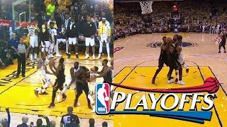 NBA《アメ本²話》ファイナル第1戦レギュレーション終わりのJRとレブロンの“ブロッキング／チャージング”プレーの解説（2018年6月）